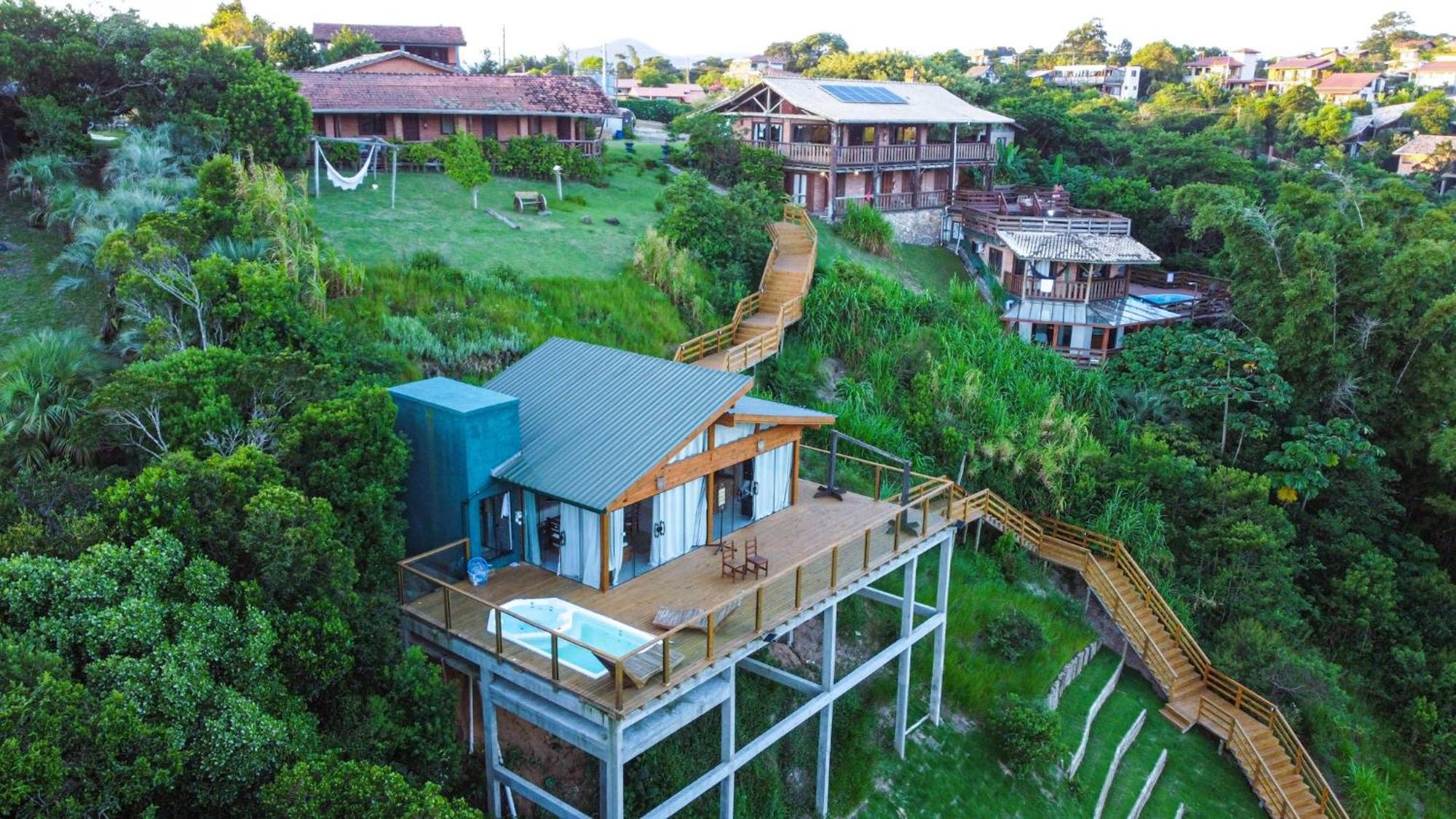 Hotel Pousada La Creación Praia do Rosa Exterior foto